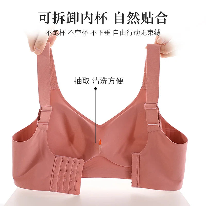 Seamless Wire-Free Support Bra for Women – Comfortable Lift & Shaping for Fuller Busts