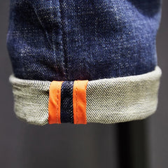 Mens Ripped Jeans Slim Fit Dark Blue Spring Autumn Destroyed Torn Stylish