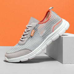 Men Sneakers Summer Mesh Running Shoes Lightweight and Breathable Sneakers