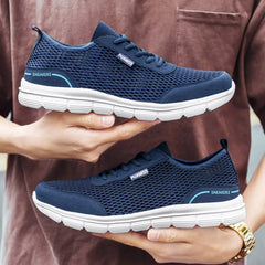 Men Sneakers Summer Mesh Running Shoes Lightweight and Breathable Sneakers
