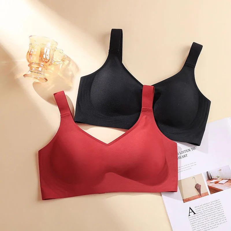 Seamless Wire-Free Support Bra for Women – Comfortable Lift & Shaping for Fuller Busts