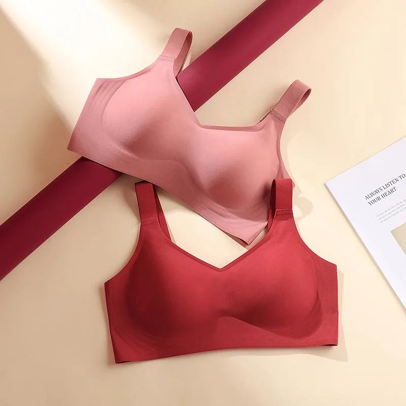 Seamless Wire-Free Support Bra for Women – Comfortable Lift & Shaping for Fuller Busts