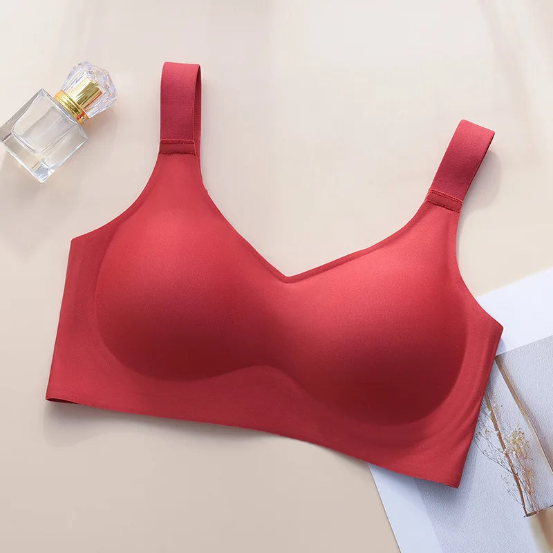 Seamless Wire-Free Support Bra for Women – Comfortable Lift & Shaping for Fuller Busts