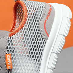 Men Sneakers Summer Mesh Running Shoes Lightweight and Breathable Sneakers