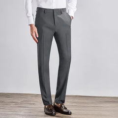 Spring Autumn Men Classic Business Suit Pants Male Work Wear Ankle Length